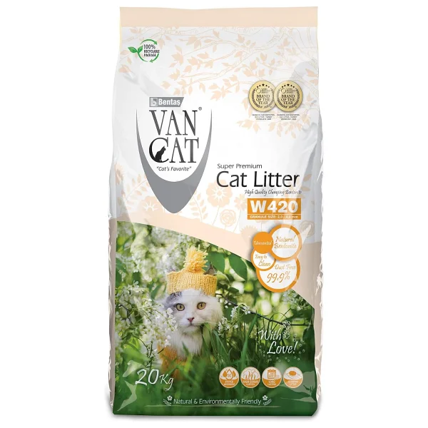 Vancat Aktif Karbonlu 10 Lt İnce Taneli Bentonit Kedi Kumu - Görsel 10