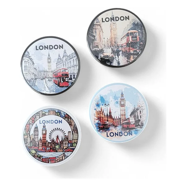 Londra Magnet Set 3-4'lü Buzdolabı Magnet London - Görsel 3