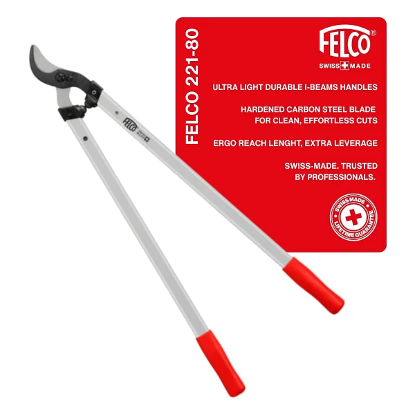Felco 221-80 80 Cm Alüminyum Kalın Dal Budama Makası - Görsel 2