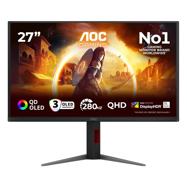 Aoc Q27g4zd 27" 0.03 Ms 2k Pivot 280 Hz OLED Oyuncu Monitörü - Görsel 2
