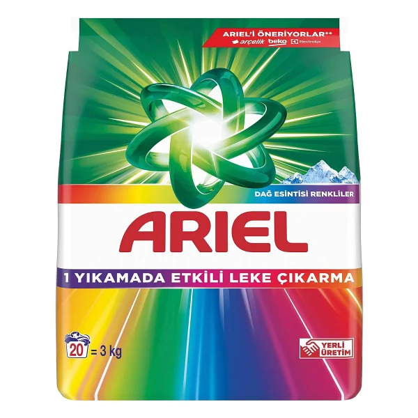 Ariel AquaPudra Dağ Esintisi Renkliler için 1.5 kg Toz Deterjan - Görsel 10