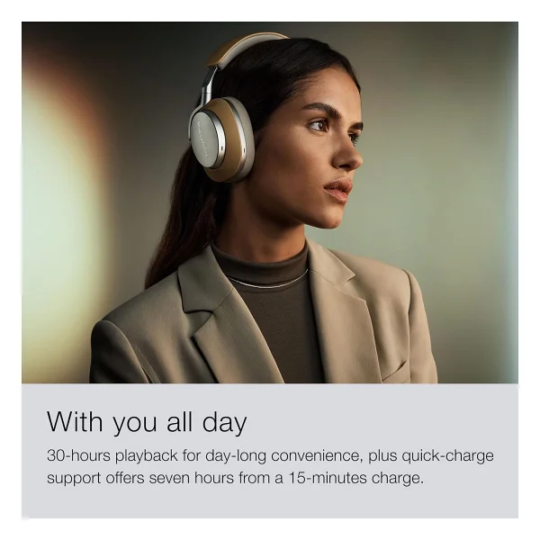 Bowers & Wilkins Px8 ANC Siyah Kulak Üstü Bluetooth Kulaklık - Görsel 5