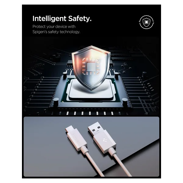 Spigen Aca08715 1 M USB To Type-C Hızlı Şarj Kablosu - Görsel 4