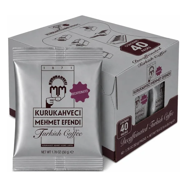 Kurukahveci Mehmet Efendi Kafeinsiz Türk Kahvesi 50 Gr - Görsel 2