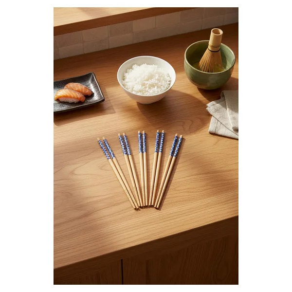 Bambum Hika - 4 Çift Chopstick - Görsel 2