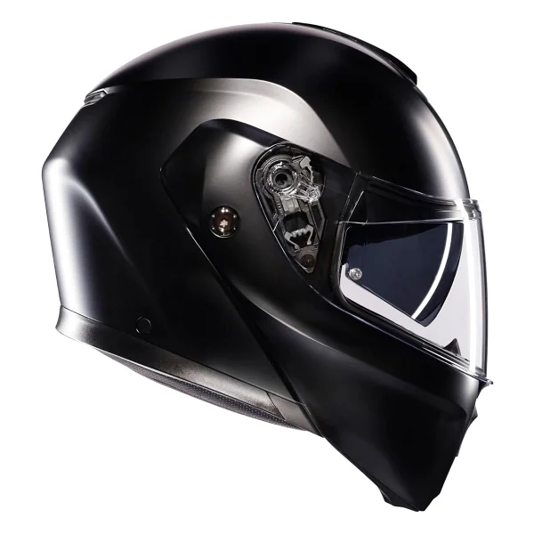 Agv Streetmodular Mono Mat Siyah Çene Açılır Motor Kaskı - Görsel 3