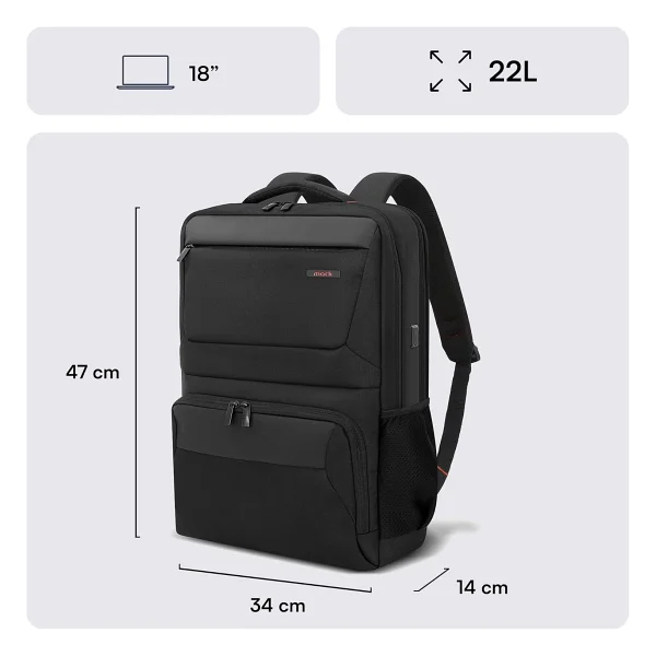 Mack Business X 18" Laptop Sırt Çantası - Görsel 2