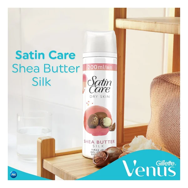 Gillette Venus Satin Care Shea Butter 200 Ml Tıraş Jeli - Görsel 3