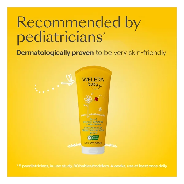 Weleda Baby Calendula Organik Bebek Saç Ve Vücut Şampuanı 200 Ml - Görsel 2
