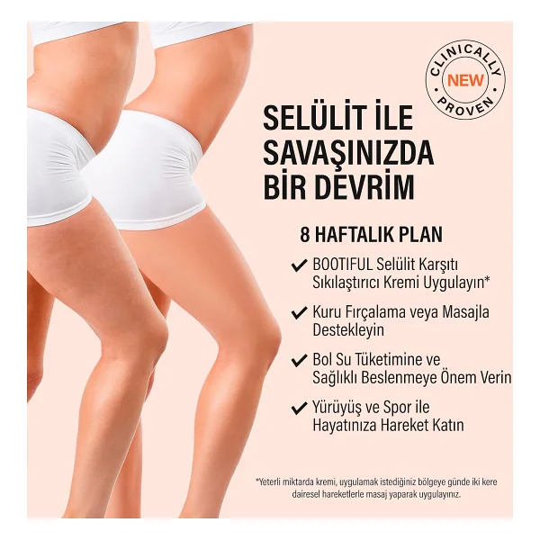 Bootiful Selülit Karşıtı Sıkılaştırıcı Krem - Görsel 3
