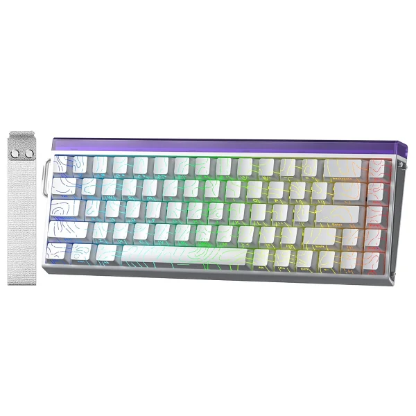 Aula Hero 68 He Pembe RGB %65 Tkl Black King Switch Kablolu Mekanik Oyuncu Klavyesi - Görsel 8