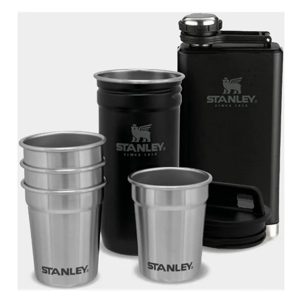 Stanley Adventure Çelik Siyah Shot Bardak Ve Matara Seti - Görsel 3
