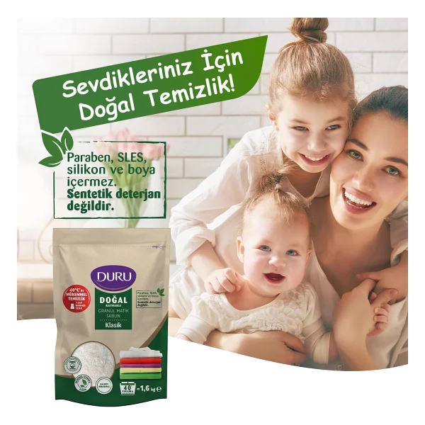 Duru Klasik 1600 Gr Granül Matik Sabun - Görsel 3