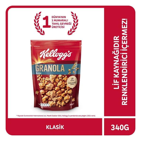 Kellogg's Klasik 340 Gr Granola - Görsel 3