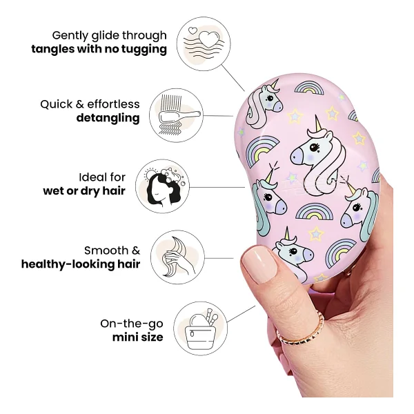 Tangle Teezer The Original Mini Rainbow Unicorn Çocuk Saç Fırçası - Görsel 5