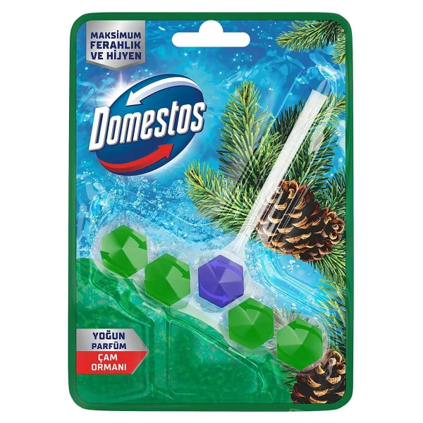 Domestos Wc Blok 5'li Güç Çam Ferahlığı - Görsel 4