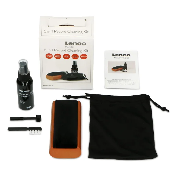 Lenco 5'i 1 Arada Pikap Aksesuarı Temizleme Kiti Tta5ın1 5 İn 1 Record Cleaning Kit - Görsel 2