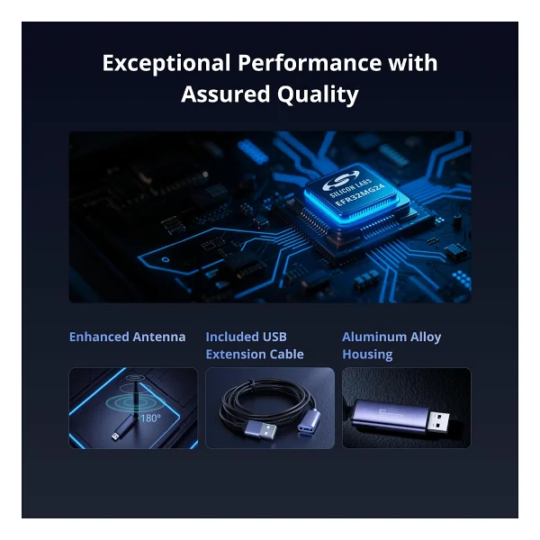 Zigbee/Thread USB Dongle Dongle Plus Mg24 - Görsel 3