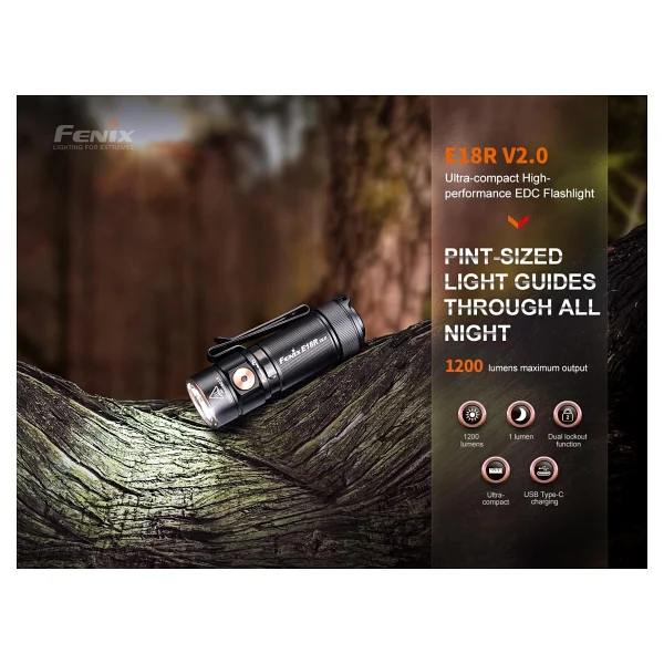 Fenix E18R V2.0 1200 Lümen El Feneri - Görsel 5
