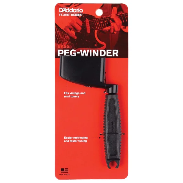 D 'addario Pwpw1b Bas Gitar Burgu Çevirici - Görsel 2