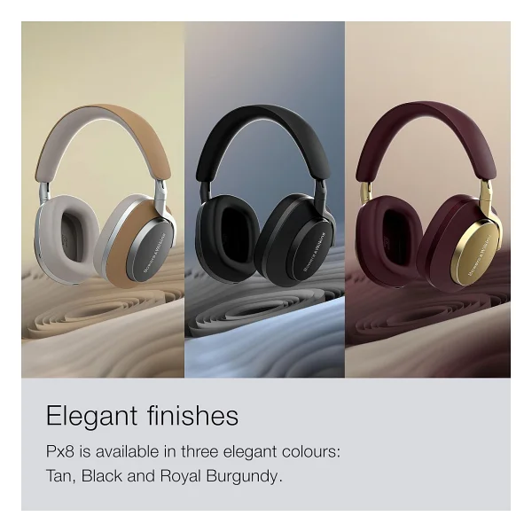 Bowers & Wilkins Px8 ANC Bej Kulak Üstü Bluetooth Kulaklık - Görsel 8