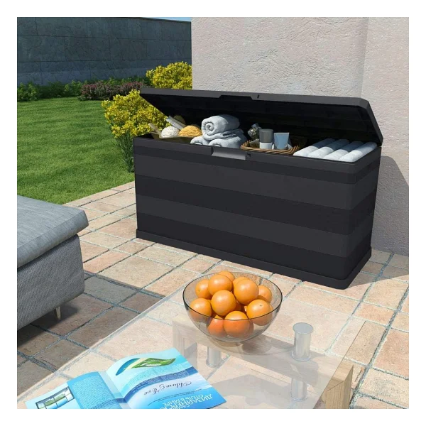 Toomax Multibox Elegance Bahçe Depolama Dolabı/Sandığı Gri - Görsel 2