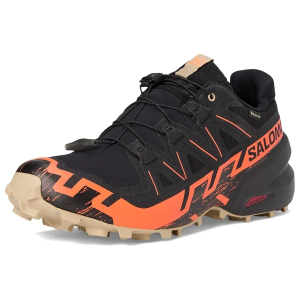 Salomon Speedcross 6 Gore-Tex L47879500 Siyah-Turuncu Erkek Koşu Ayakkabısı - Görsel 7