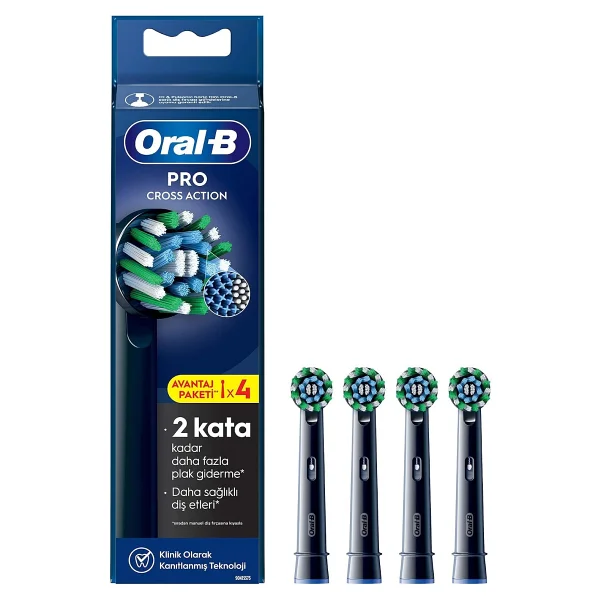Oral-B Pro Cross Action X-Filament 4'lü Diş Fırçası Başlığı - Görsel 10