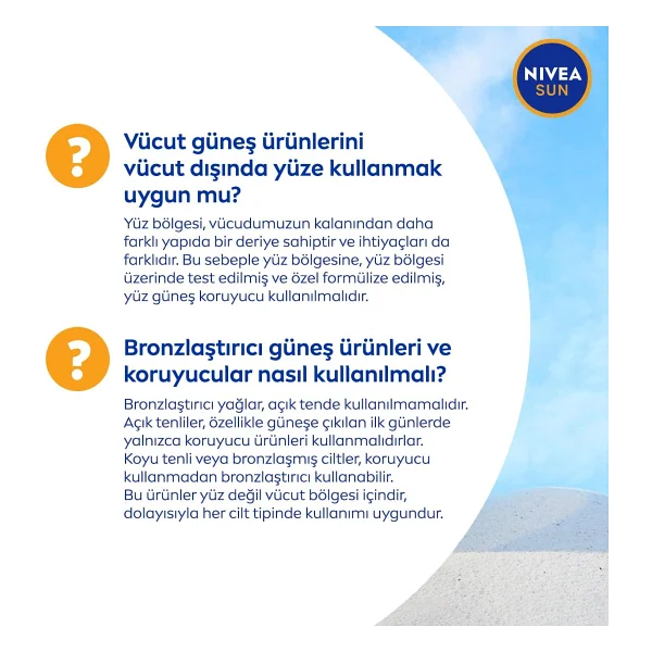 Nivea Hassas Koruma 200 ml 50 Faktör Güneş Spreyi - Görsel 8