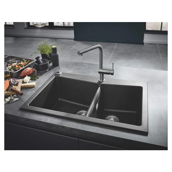 Grohe Minta 32168dc0 Supersteel Spiralli Mutfak Bataryası - Görsel 5