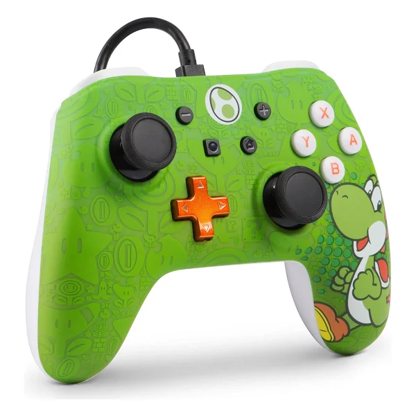 Nintendo Switch İçin Kablolu Powera Kontrol Cihazı - Yoshi, Gamepad, Oyun Kumandası, Kablolu Denetleyici, Resmi Lisanslı - Görsel 4