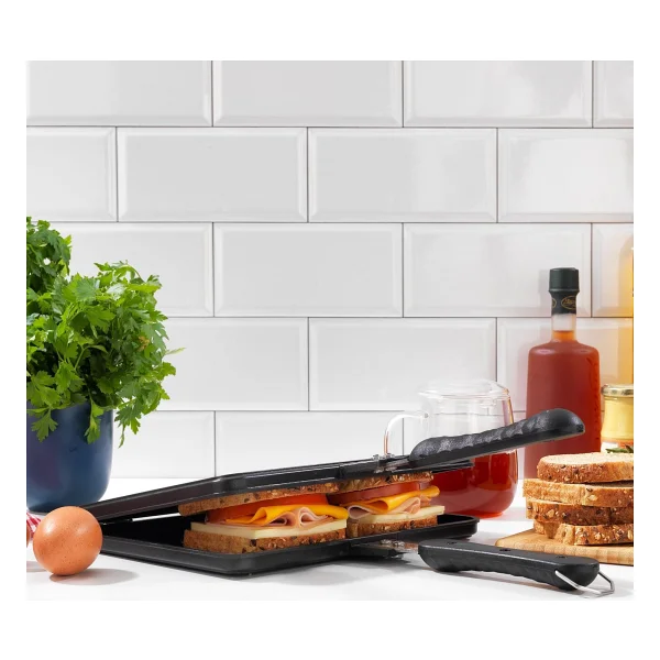Schafer Tastemake 20x26 Döküm Ocak Üstü Tost Makinesi - Görsel 4