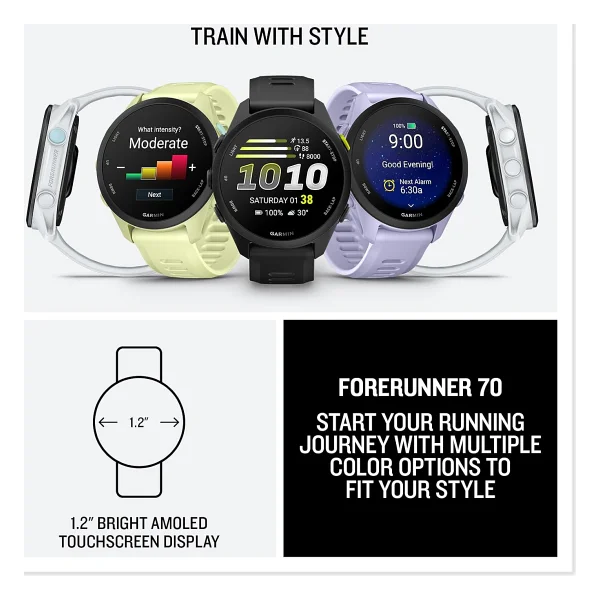 Garmin Forerunner 70 Sarı Akıllı Saat - Görsel 10