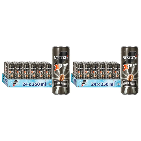 Nescafe Xpress Black Roast 24x250 Ml - Görsel 3