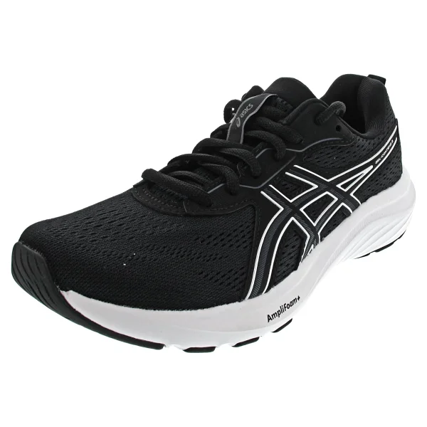 Asics Gel-Contend 9 1012b681-002 Siyah-Beyaz Kadın Koşu Ayakkabısı - Görsel 5