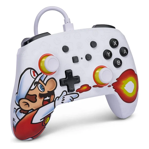 Nintendo Switch için geliştirilmiş kablolu PowerA Controller - Tie Dye Pikachu, Gamepad, oyun kumandası, kablolu denetleyici, resmi lisanslı - Görsel 4