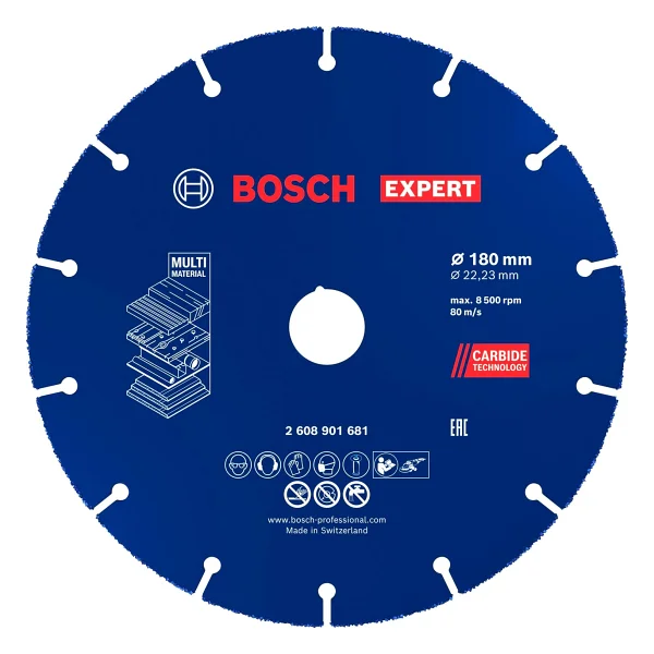 Bosch Expert Carbide Multi Wheel X-Lock 2608901193 125x22.23 Mm Kesici Disk - Görsel 8
