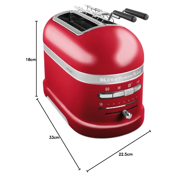 Kitchenaid Artisan 5kmt2204eer Empire Red 2 Dilim Ekmek Kızartma Makinesi - Görsel 8