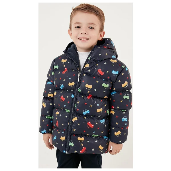 Lela 5763003 Kapüşonlu Erkek Çocuk Şişme Mont - Görsel 4
