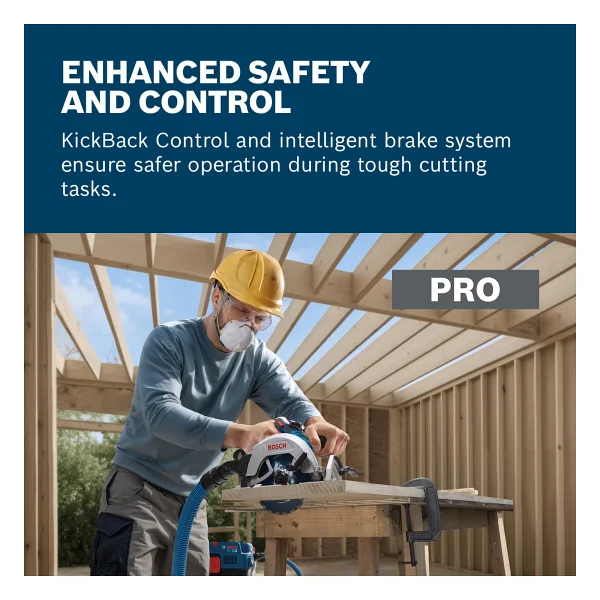 Bosch Gks 18v-68-2 Aküsüz Daire Testere - Görsel 8