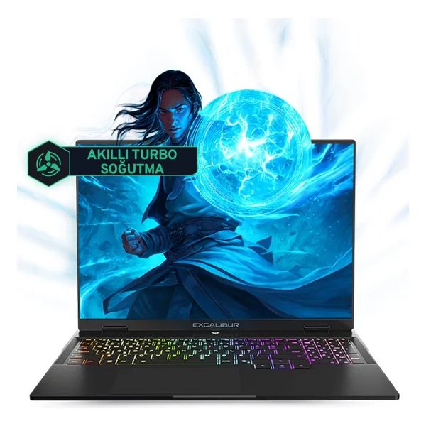 Casper Excalibur G915.1362-EX60X-C i7-13620H 64 GB 2 TB SSD RTX5060 16" WUXGA Gaming Laptop - Görsel 6