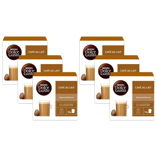 Nescafe Dolce Gusto Cafe Au Lait 48 Kapsül 160 Gr x 3 - Görsel 5