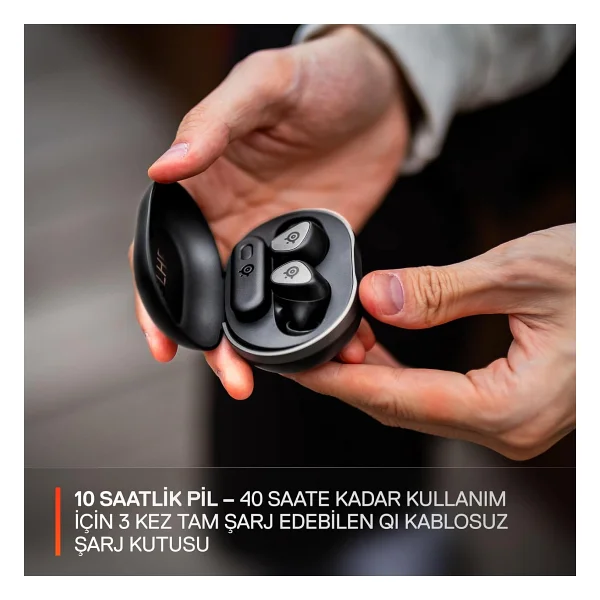Steelseries Arctis Gamebuds ANC TWS Kulak İçi Bluetooth Oyuncu Kulaklığı - Görsel 3