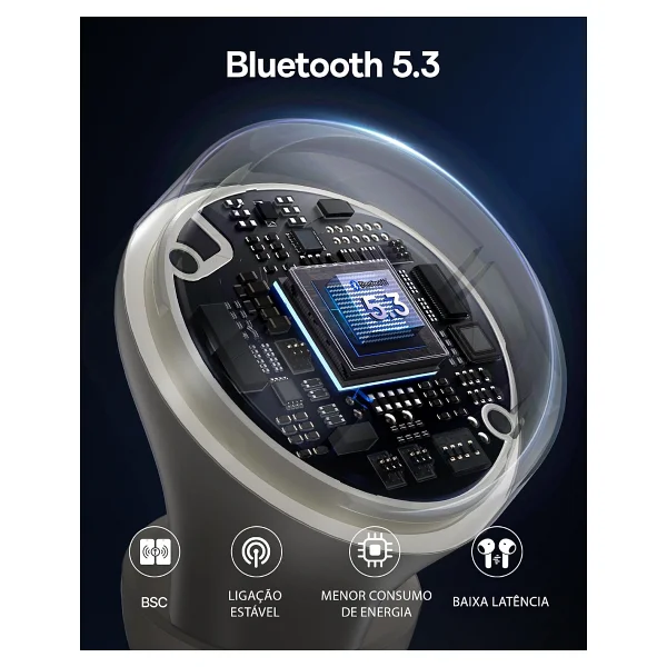 Baseus Bowie E18 TWS Beyaz Kulak İçi Bluetooth Kulaklık - Görsel 5