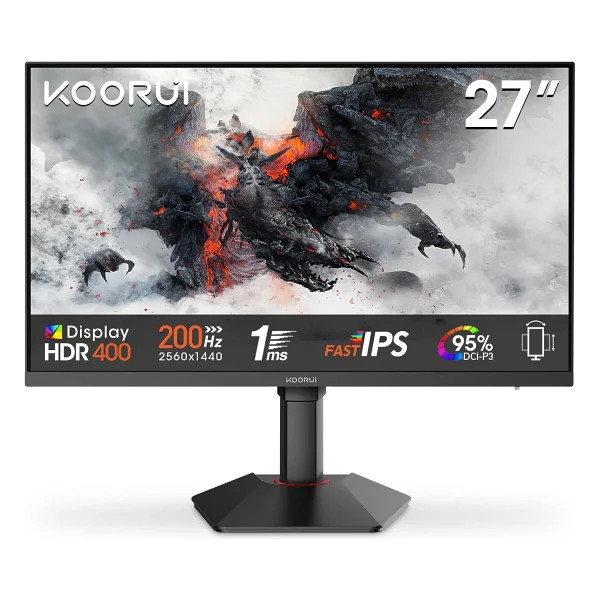 Koorui G2421V 23.8" 1 ms 2K IPS 180 Hz Oyuncu Monitörü - Görsel 10