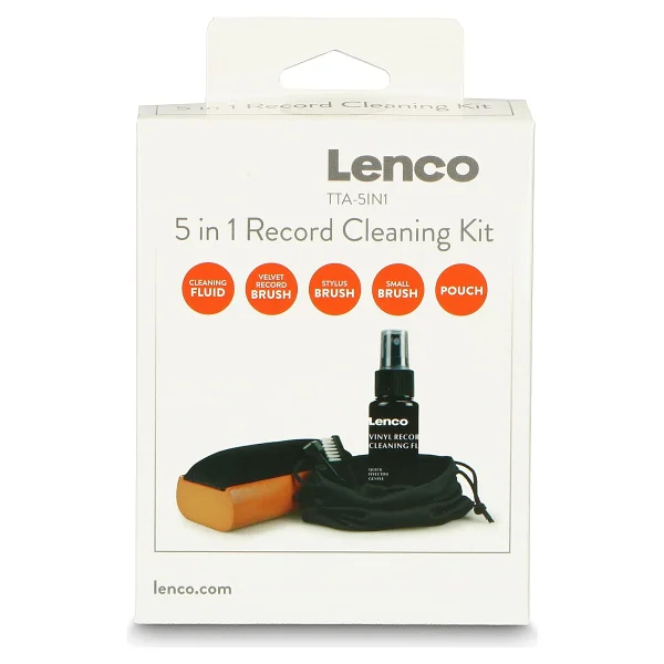 Lenco 5'i 1 Arada Pikap Aksesuarı Temizleme Kiti Tta5ın1 5 İn 1 Record Cleaning Kit - Görsel 8