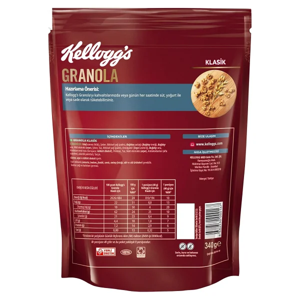 Kellogg's Klasik 340 Gr Granola - Görsel 2