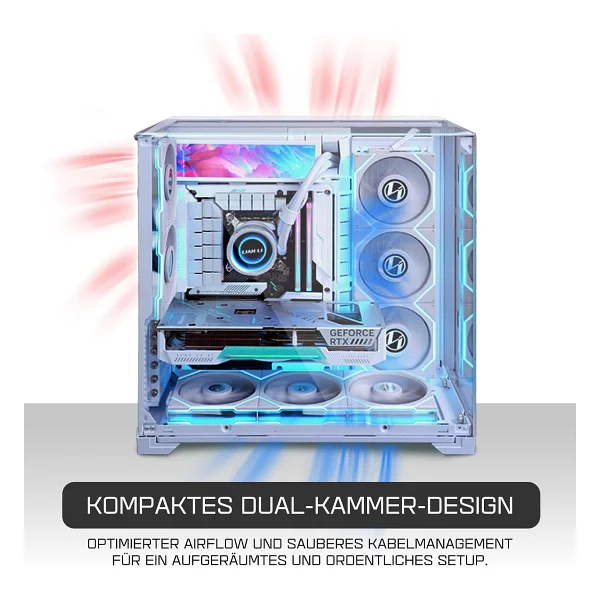 Lian Li O11 Vision Compact Fansız E-Atx Oyuncu Kasası - Görsel 4