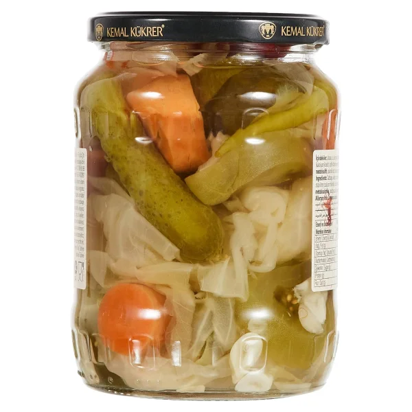 Kemal Kükrer Karışık Turşu Cam Kavanoz 650 gr - Görsel 2