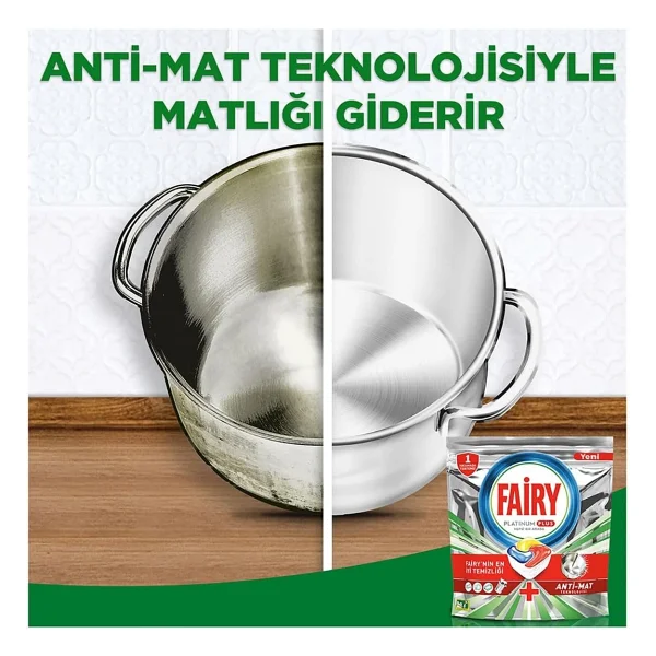 Fairy Platinum Plus Bulaşık Makinesi Tableti 60'lı - Görsel 7